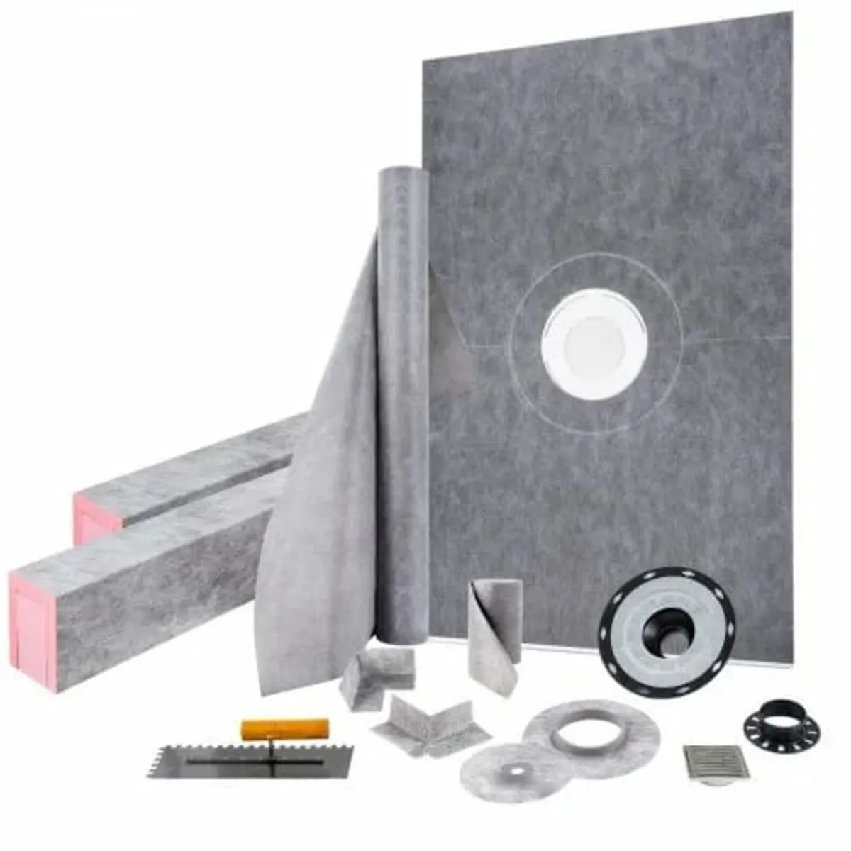 Shower Curb Kit, 38"x60" Watertight Shower Curb - Image 1