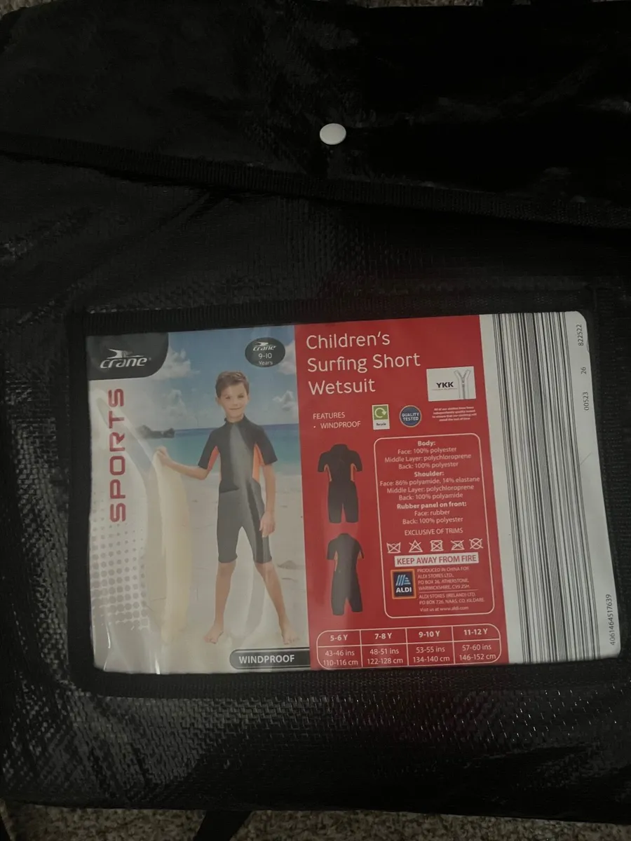 New Surf wet suit 9-10 y - Image 1