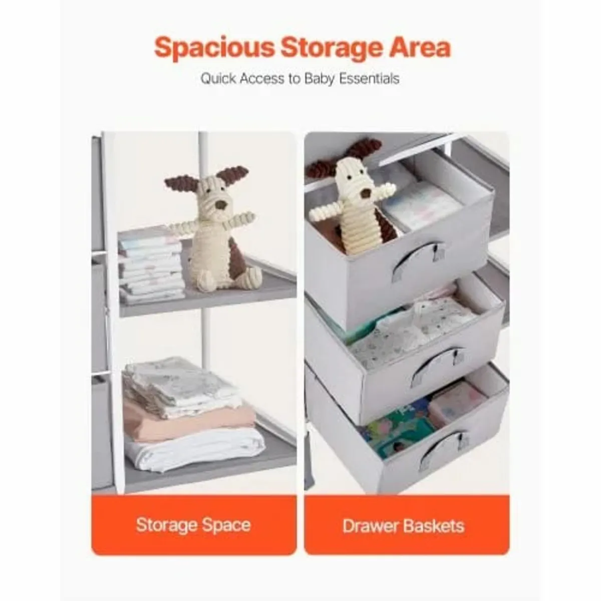 Baby Changing Table, Portable Diaper Change Statio - Image 2