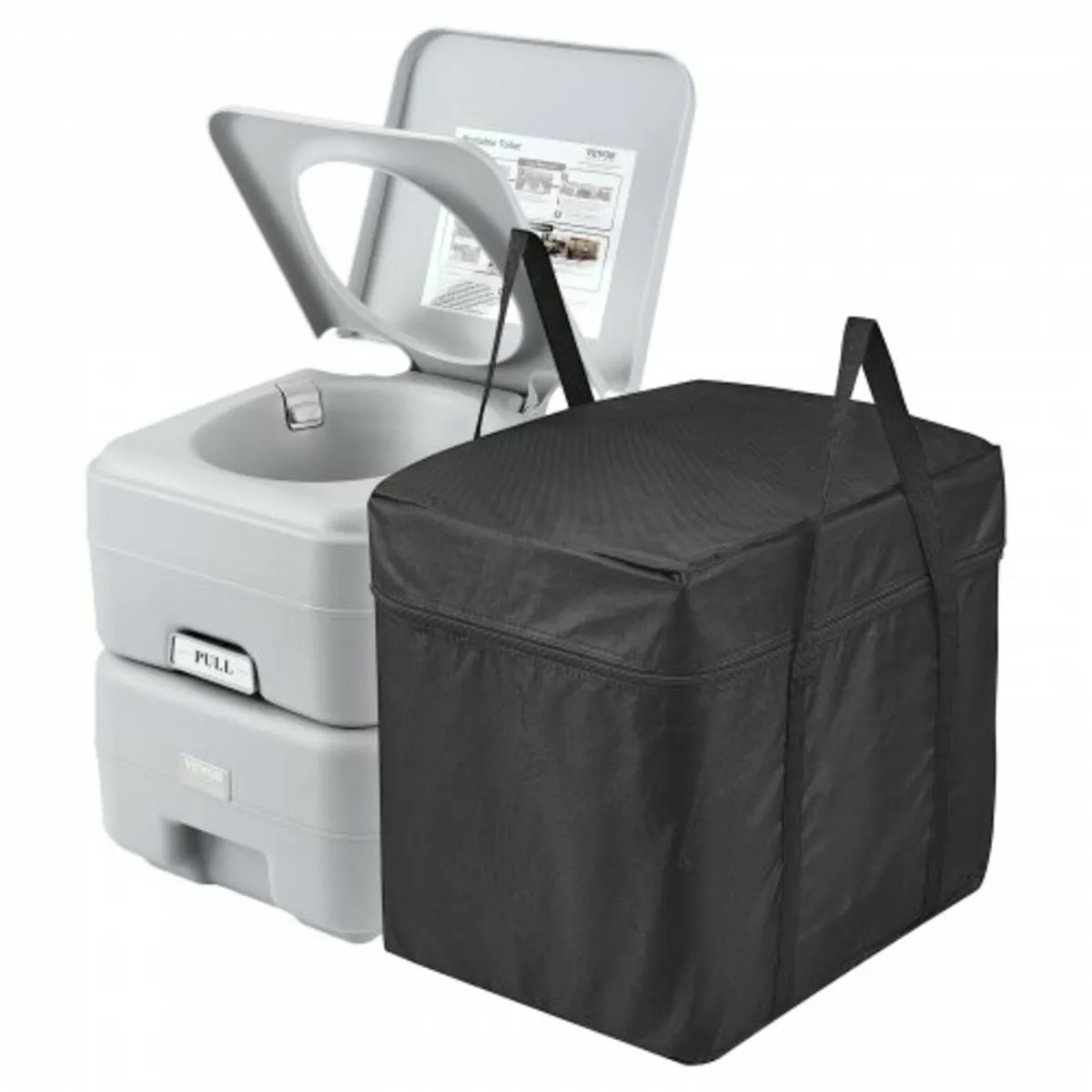 Portable Toilet Flush Travel Camping 20.1 L Commod - Image 1