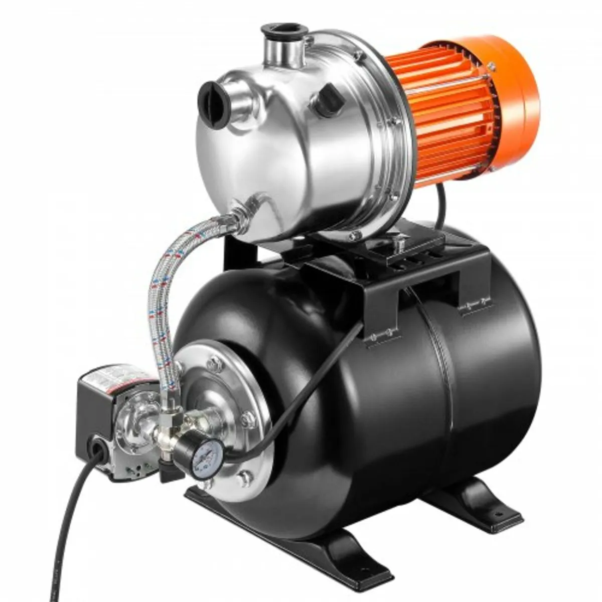 1193W(1.6 HP) Shallow Well Pump with Pressure Tank - Image 3