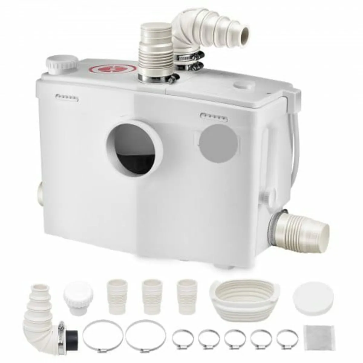Macerator Pump, 1200W, 180 L/min(48 GPM) Flow, 33 - Image 1