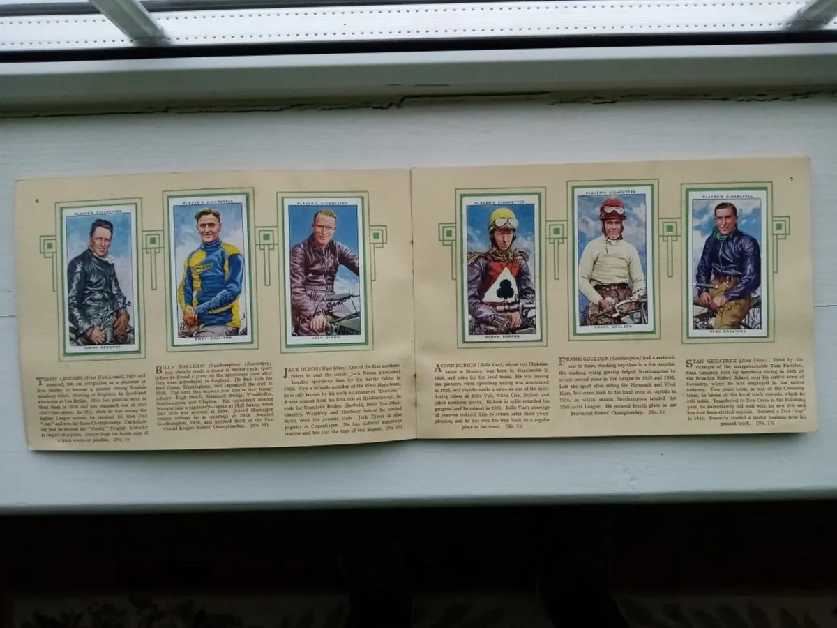 1937 John Player Speedway Racer Card Set - Image 2