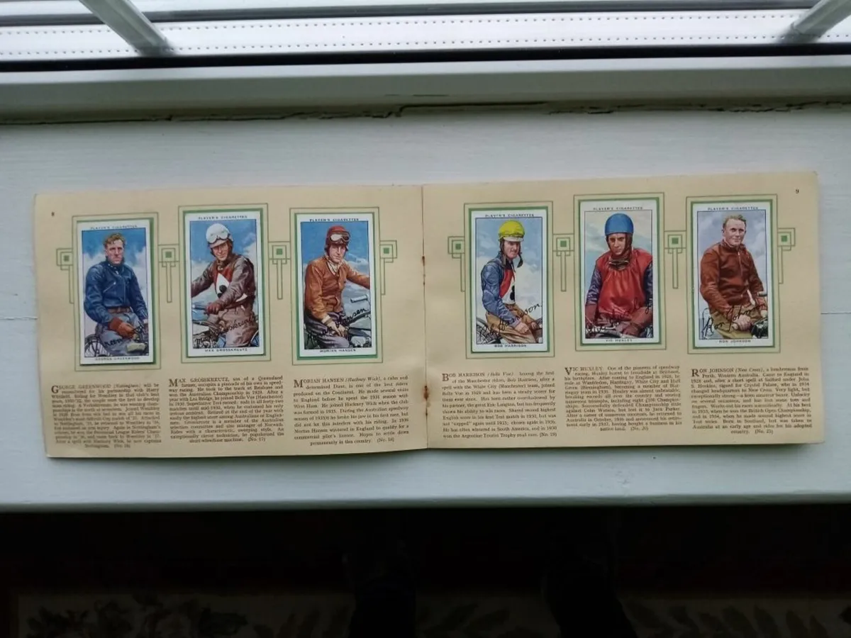 1937 John Player Speedway Racer Card Set - Image 4