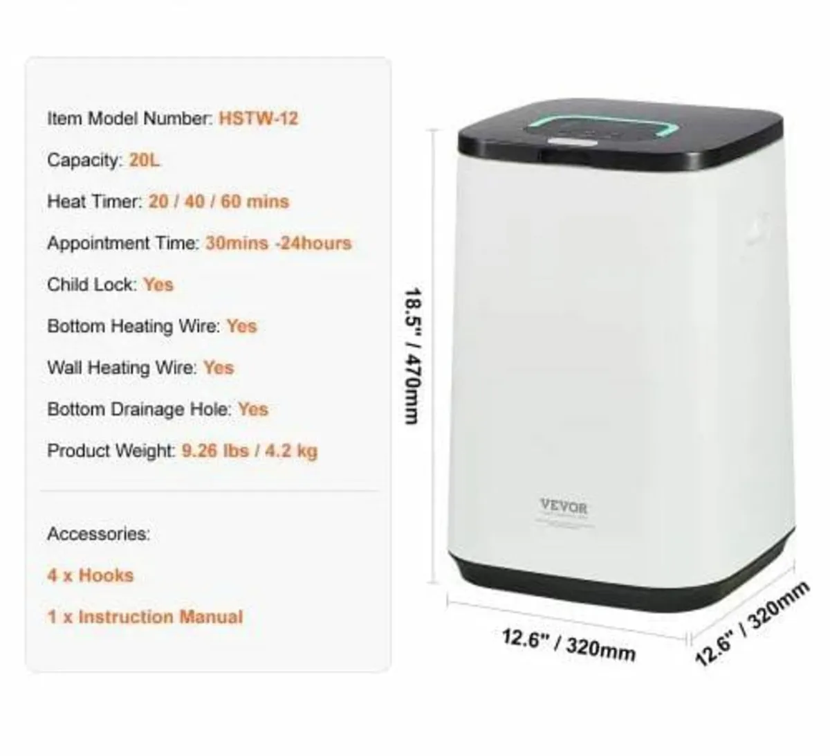 Towel Warmers for Bathroom, Towel Warmer Bucket wi - Image 4