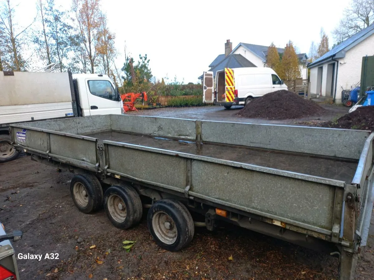Ivor williams 16ft flatbed trailer - Image 1
