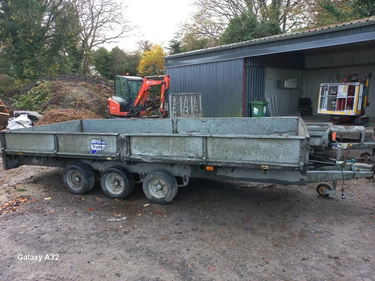 Ivor williams 16ft flatbed trailer - Image 4