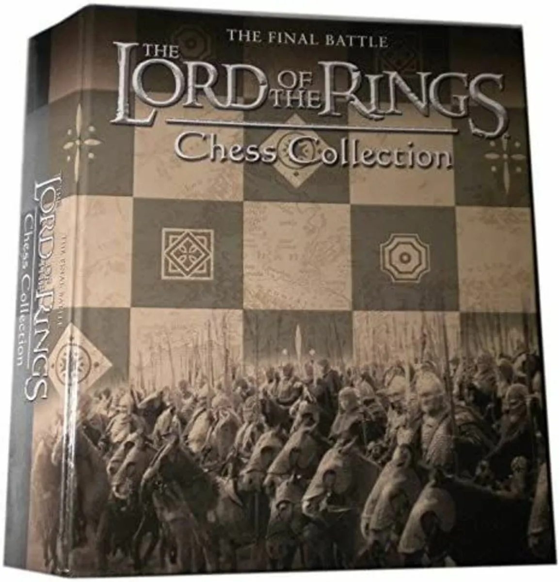 Lord of the Ring Chess Set Pieces + Saruman Mask - Image 1