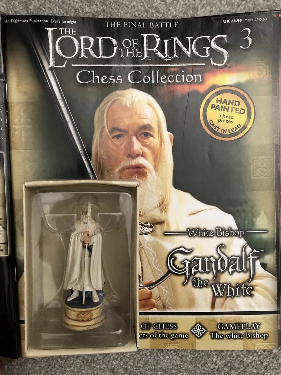 Lord of the Ring Chess Set Pieces + Saruman Mask - Image 4