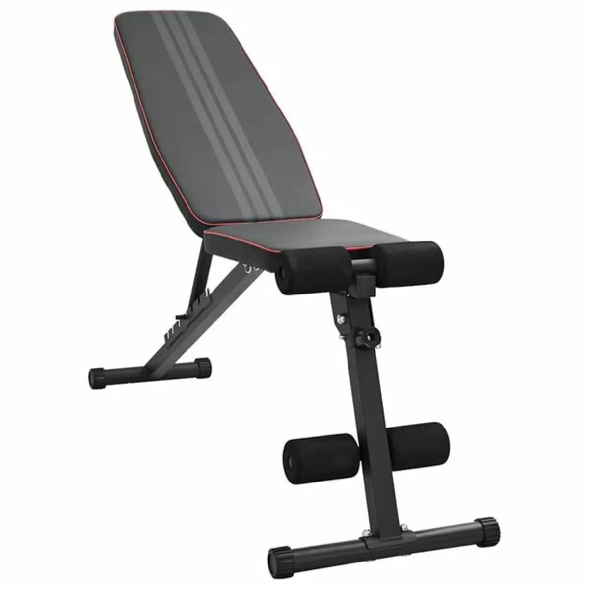 Weight Bench Manual Black 131 x 41 x 110 cm Steel - Image 1