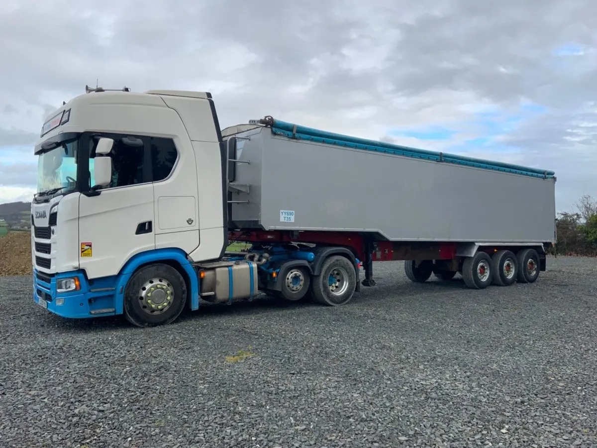 Trailer Trailer Alumnium Fruehauf Tipping Trailer. - Image 1