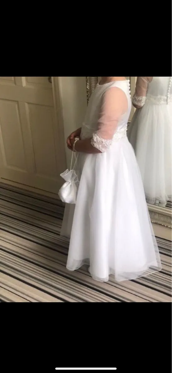 Communion Dress and headband - Image 4