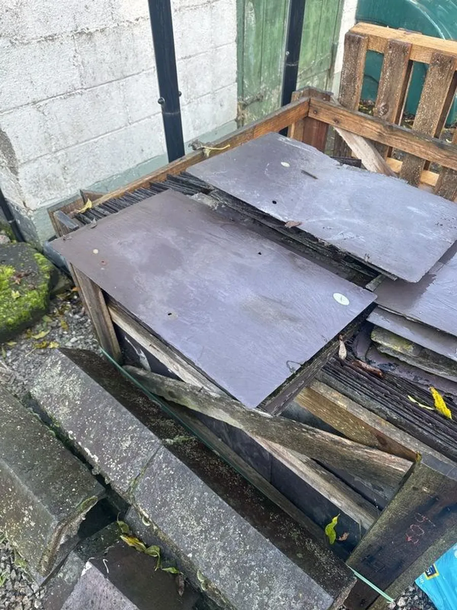 Reclaimed natural roof slates - Image 3