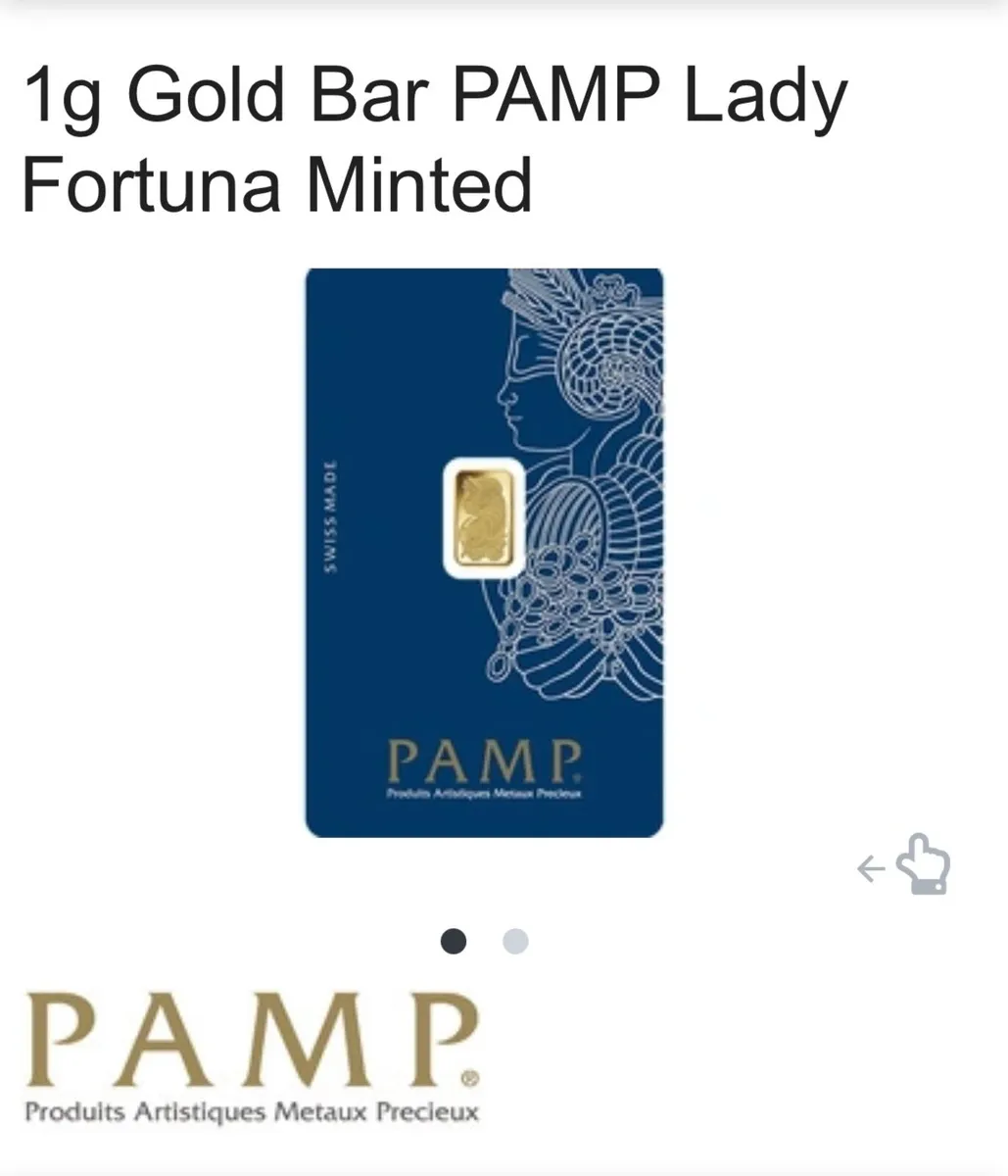 1g gold bar