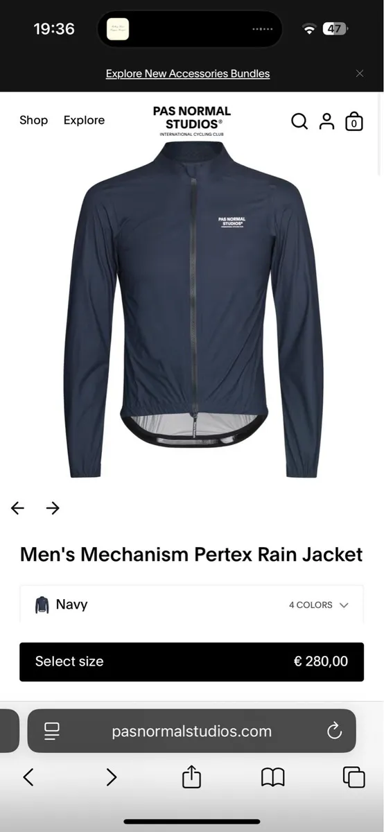 Pas Normal Studios Waterproof Cycling Jacket - Image 4