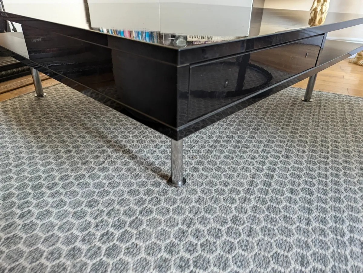 IKEA coffee table, black - Image 4