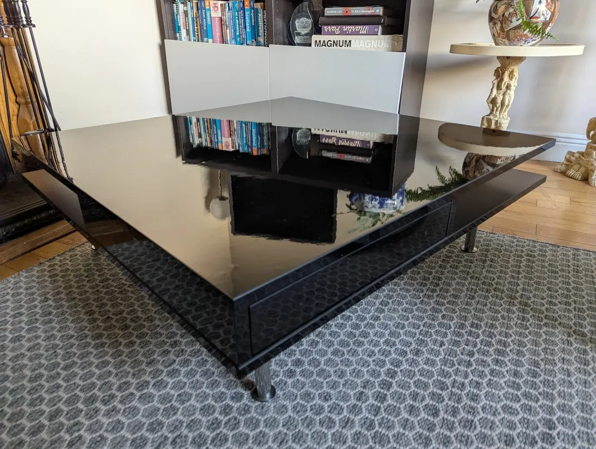 IKEA coffee table, black - Image 1