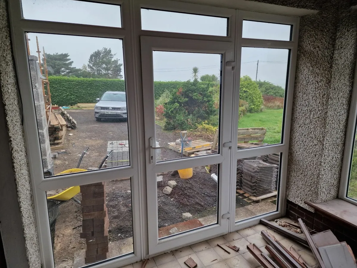 White PVC Front Door and Windows - Image 2