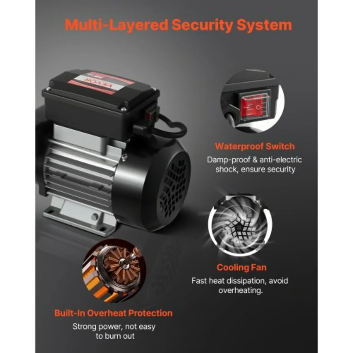 Oil Transfer Pump 230V, 16 GPM 60 L/min, AC Electr - Image 3