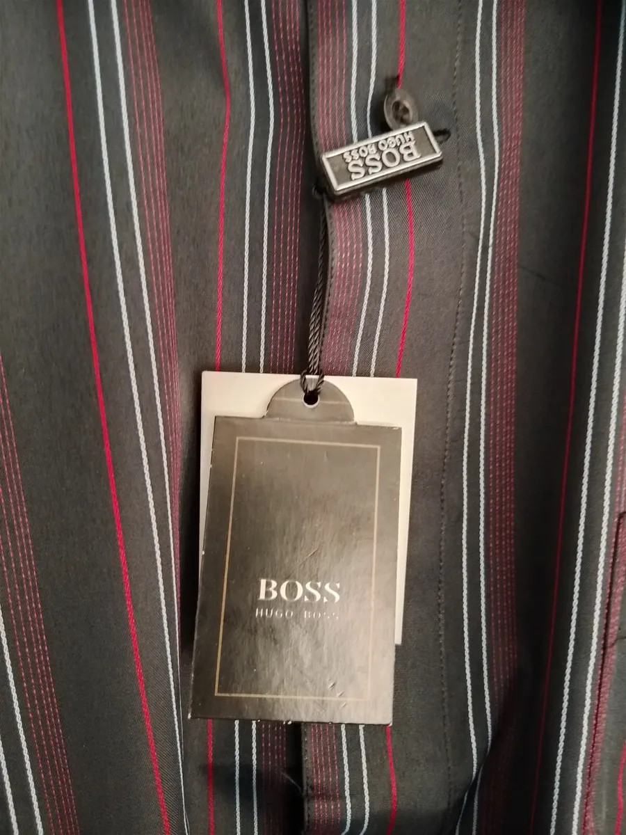 Hugo Boss shirt size 17 new with tags - Image 1