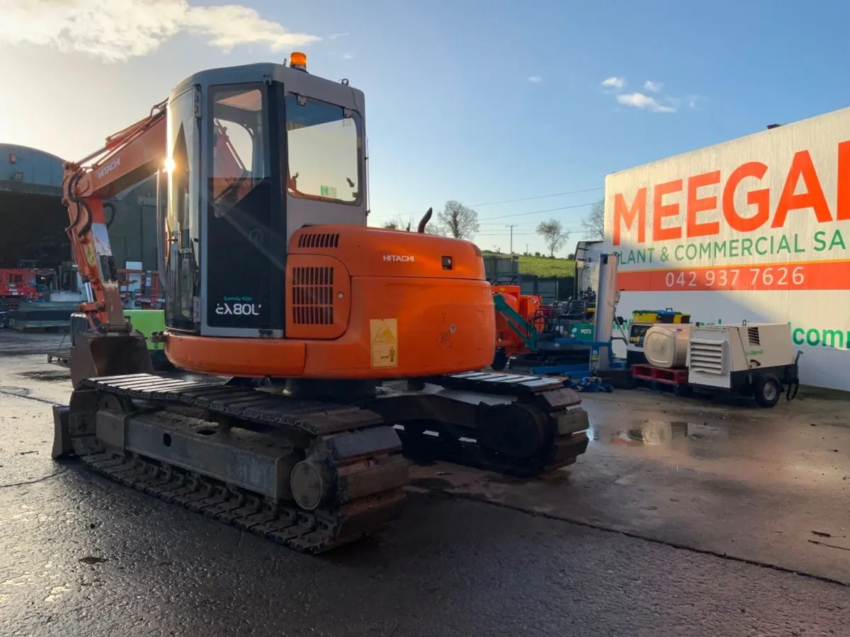 HITACHI EX80U TRACK MACHINE......6667hrs. - Image 4