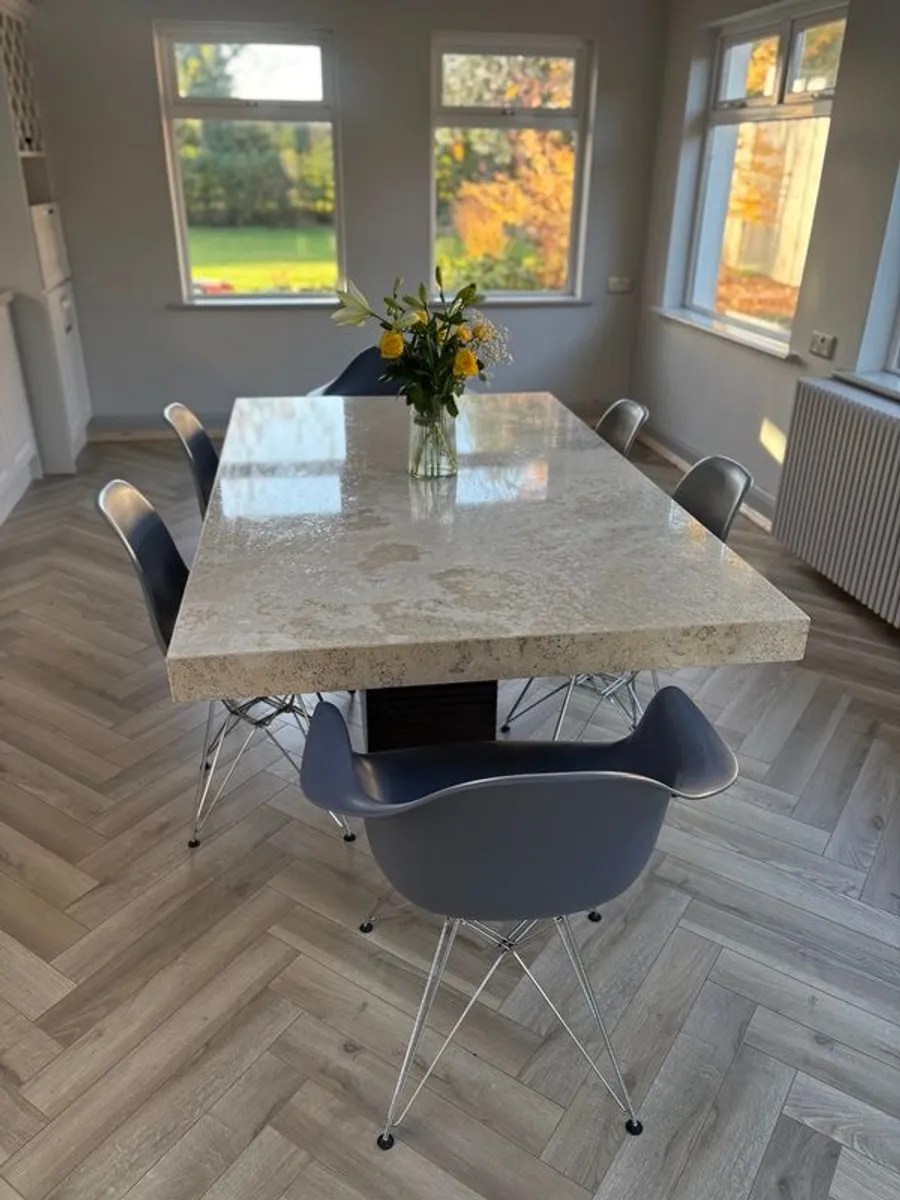 Beautiful stone dining table - Image 2