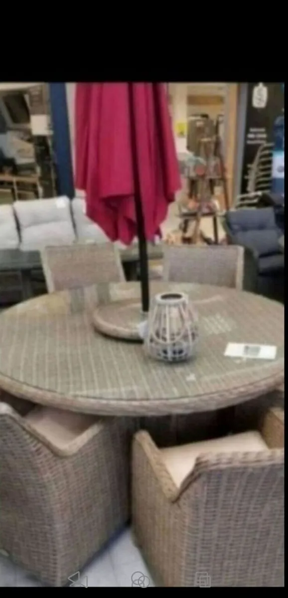 **CLEARANCE** Brand New Basket Rattan 6 Seater - Image 1