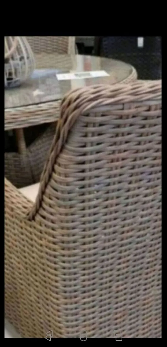 **CLEARANCE** Brand New Basket Rattan 6 Seater - Image 2