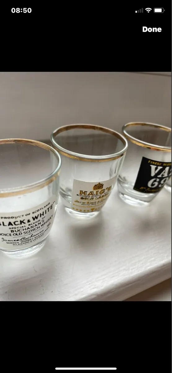 Irish/ Scotch/ American Shot Glasses - Image 3