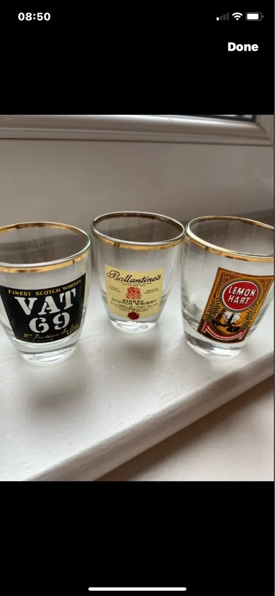 Irish/ Scotch/ American Shot Glasses - Image 4