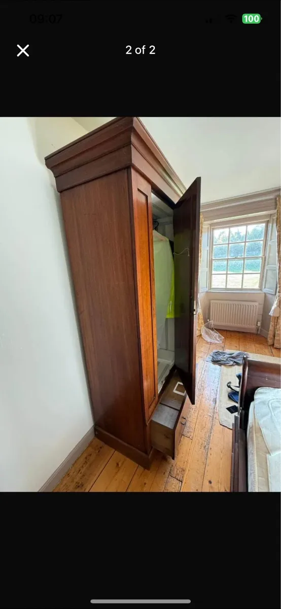 Antique Mahogony Wardrobe - Image 1