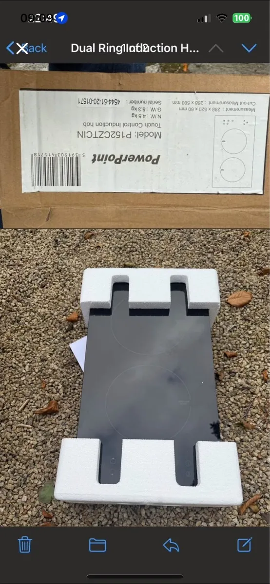 PowerPoint Dual induction Hob - Image 1