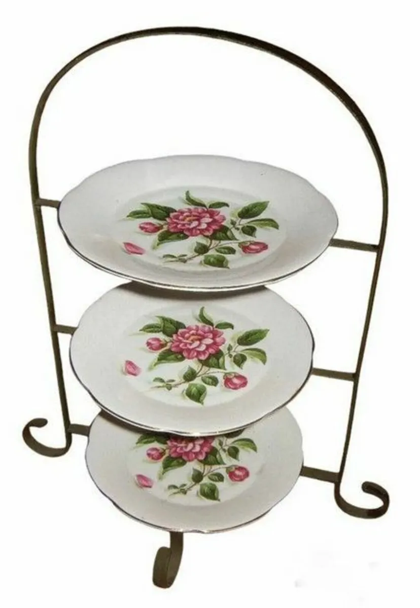 Vintage 3 Tiered Cake Stand - Image 4