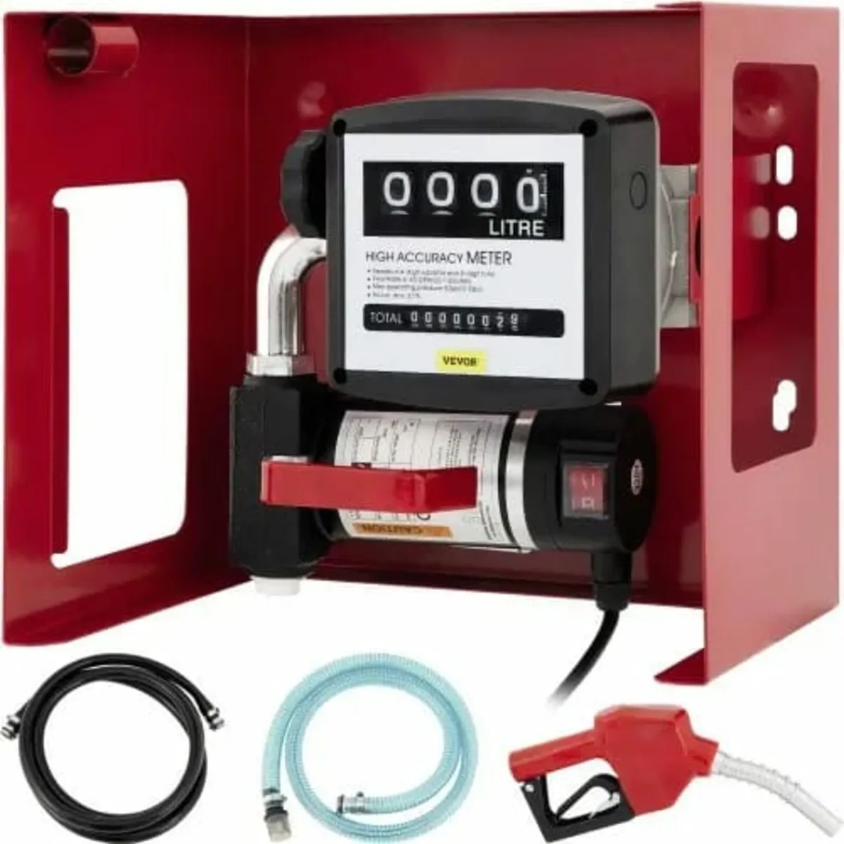 40 L Diesel Pump, Heating Oil Pump, 300 W Self-Pri - Image 1