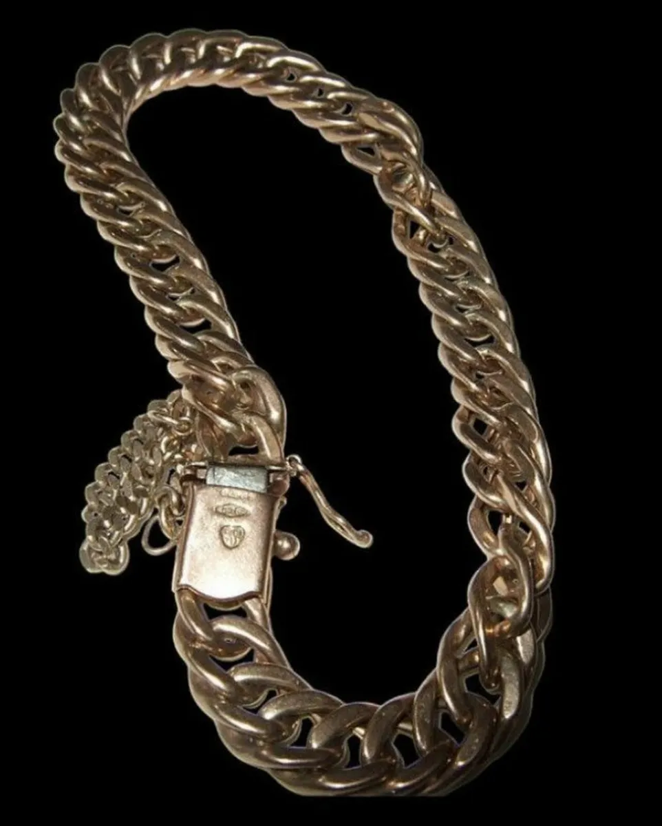 Vintage 9ct Gold Hallmarked Bracelet - Image 3