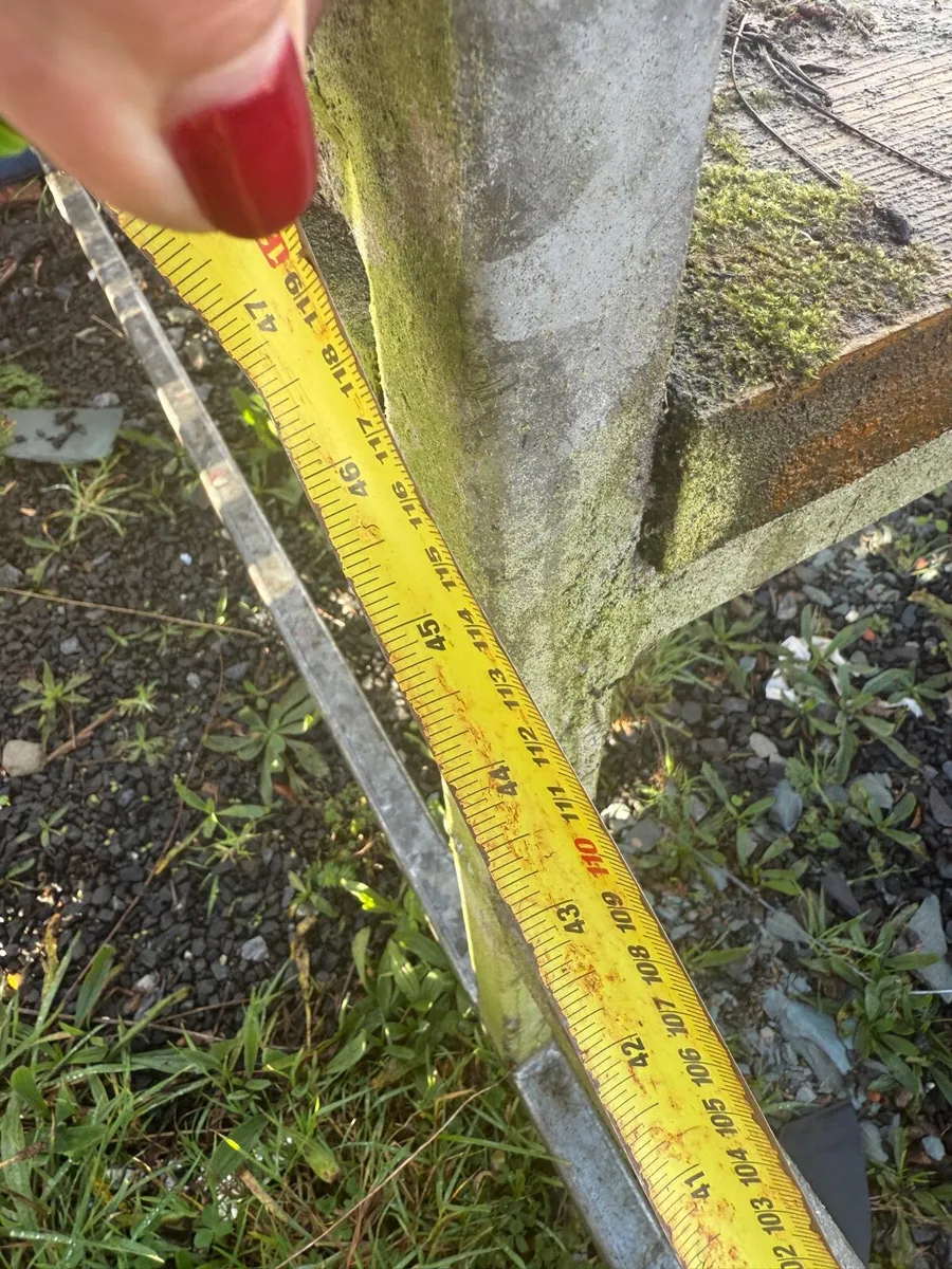 Galvanised fire exit steps for sale - Image 3