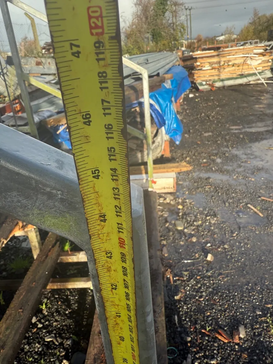 Galvanised fire exit steps for sale - Image 4