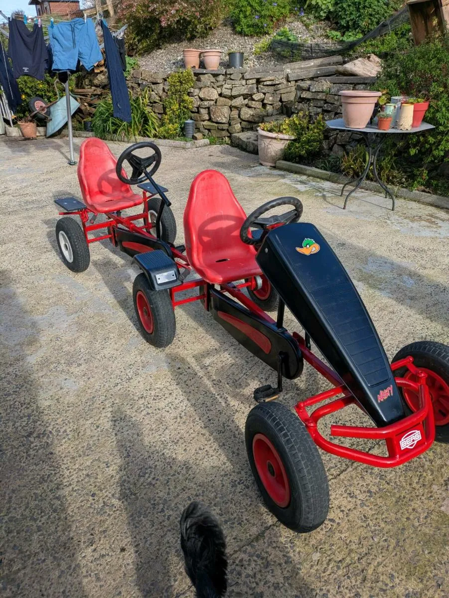 Berg go cart and trailor cart - Image 1
