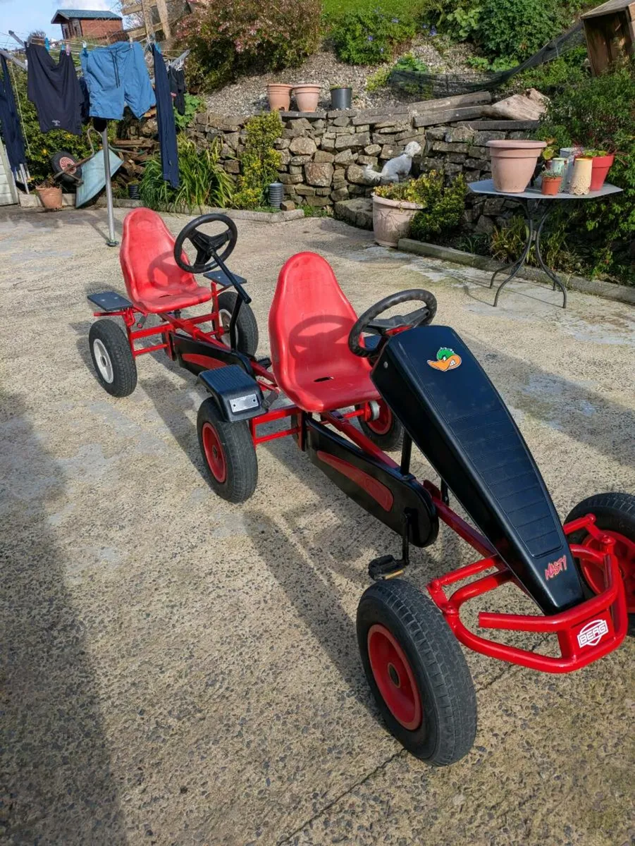 Berg go cart and trailor cart - Image 2