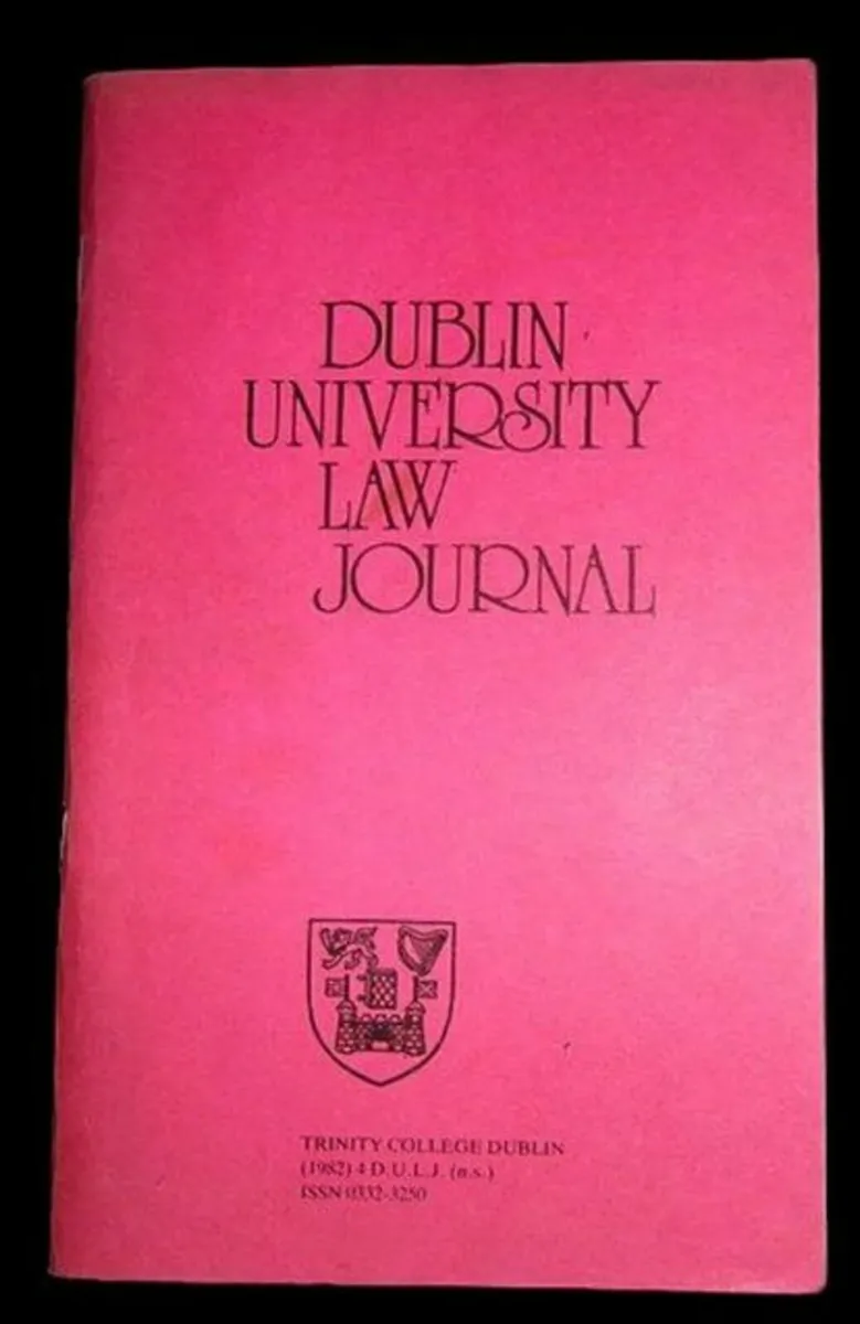 'Dublin University Law Journal' (DULJ) 1982 - Image 1