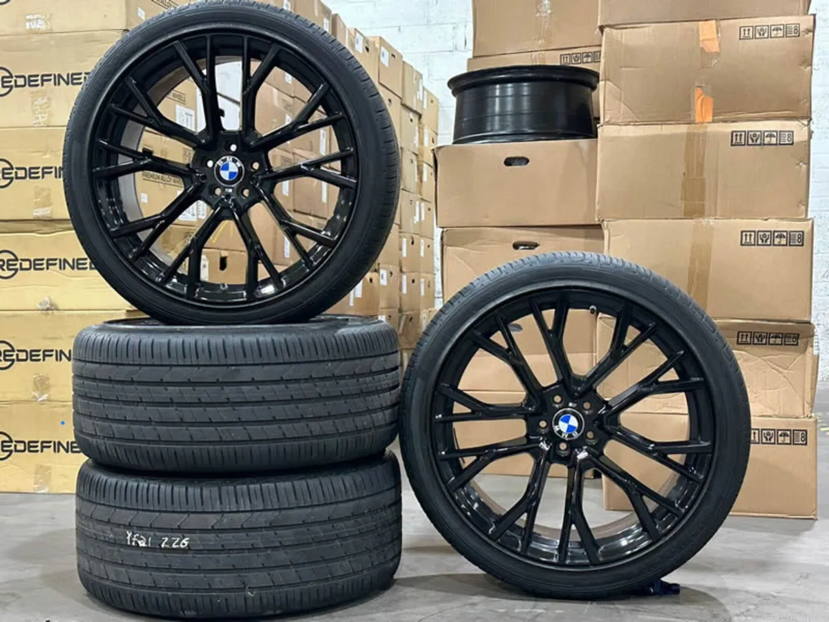 22" G05 X5M Style Alloy Wheels & Tyres For BMW X5 - Image 1