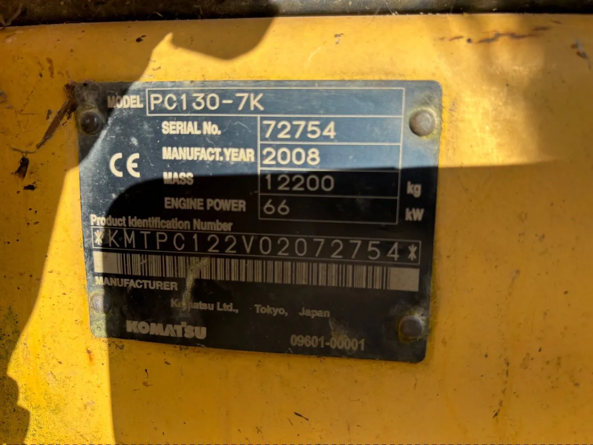 2008,KOMATSU PC130-7 - Image 2