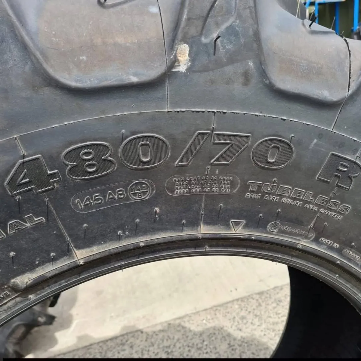 580/70R38 and 480/70R28 set - Kleber Fitker - Image 4