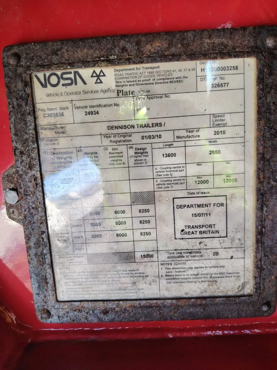 Dennison Extendable Flat Posted & Socket Drum Brak - Image 4