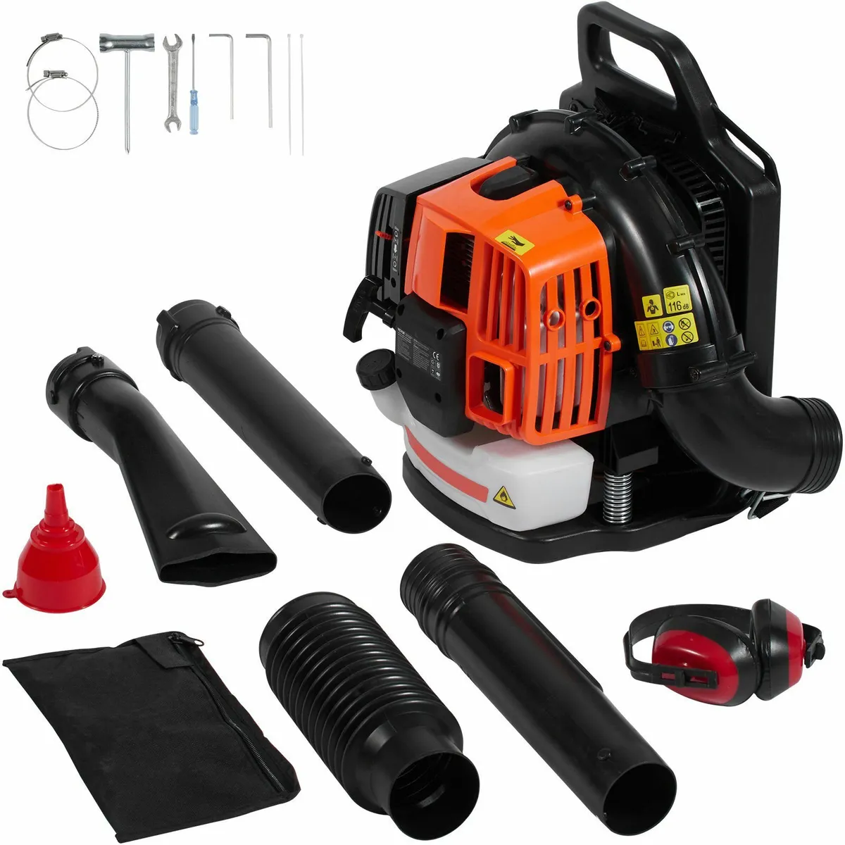 Backpack Leaf Blower 62CC 2-Cycle Gas Leaf Blower - Image 2