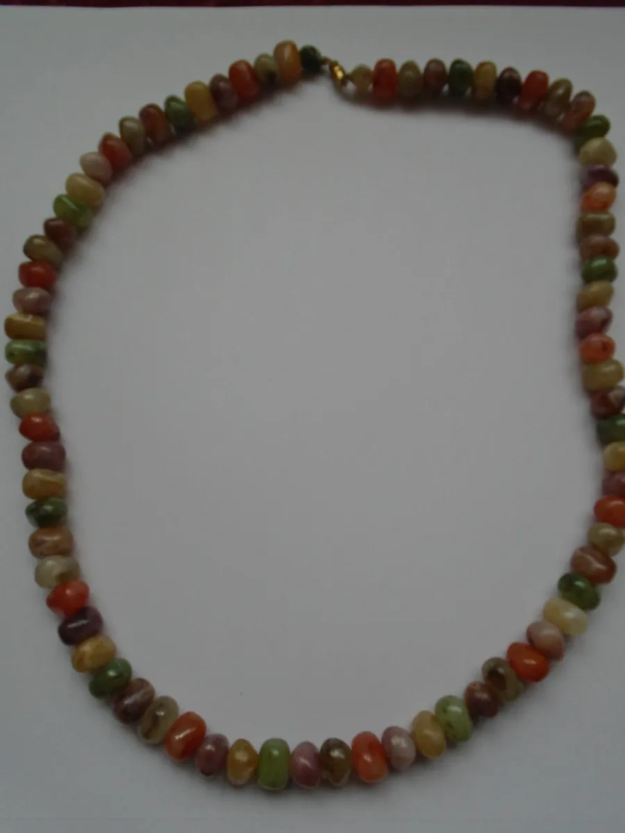 Long colourful necklace.Jewellery, Necklace - Image 2