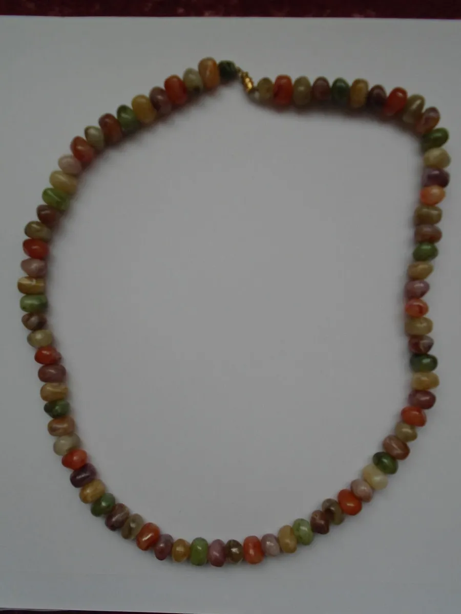 Long colourful necklace.Jewellery, Necklace - Image 3
