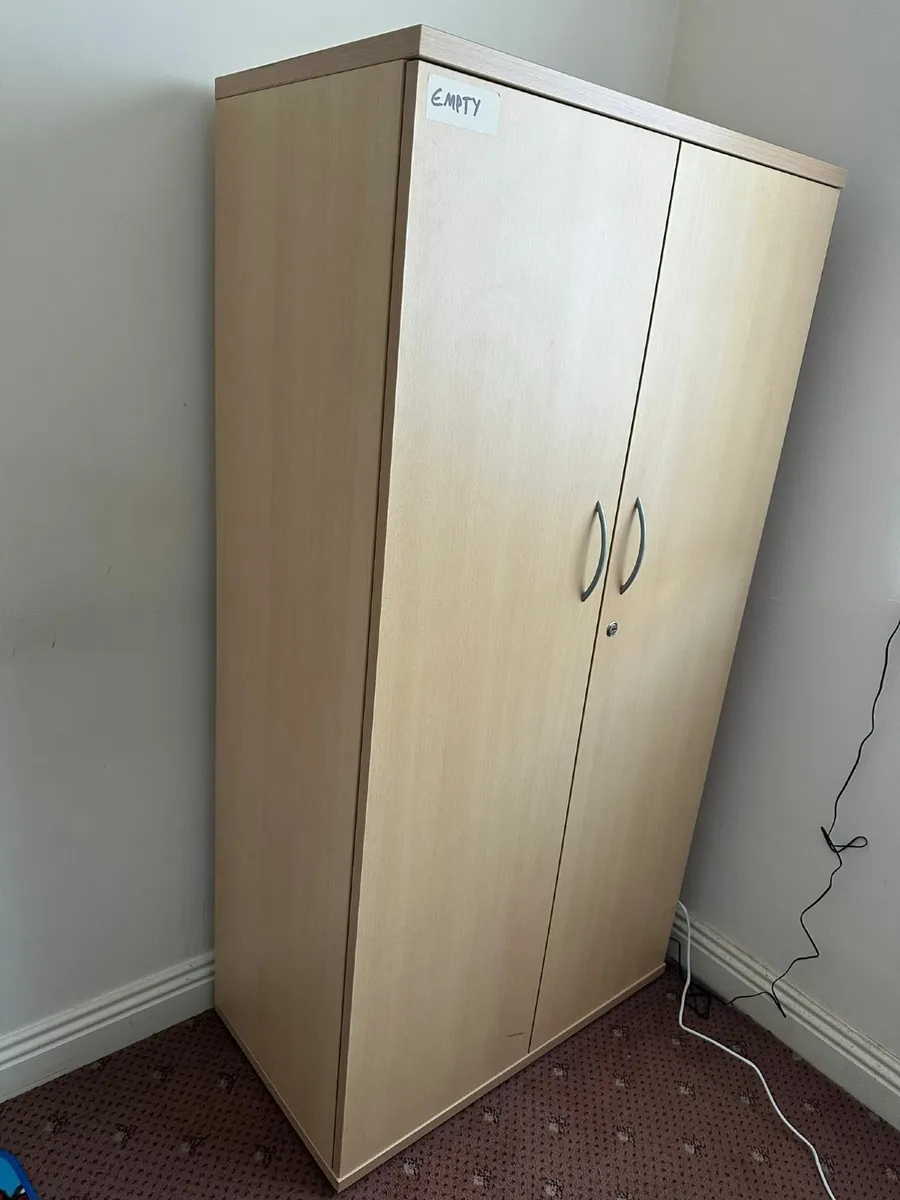 Storage Cabinet/Cupboard 2 Doors 4 Shelves - Image 2