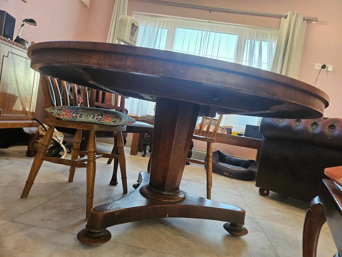 Solid wood, dining room table - Image 2