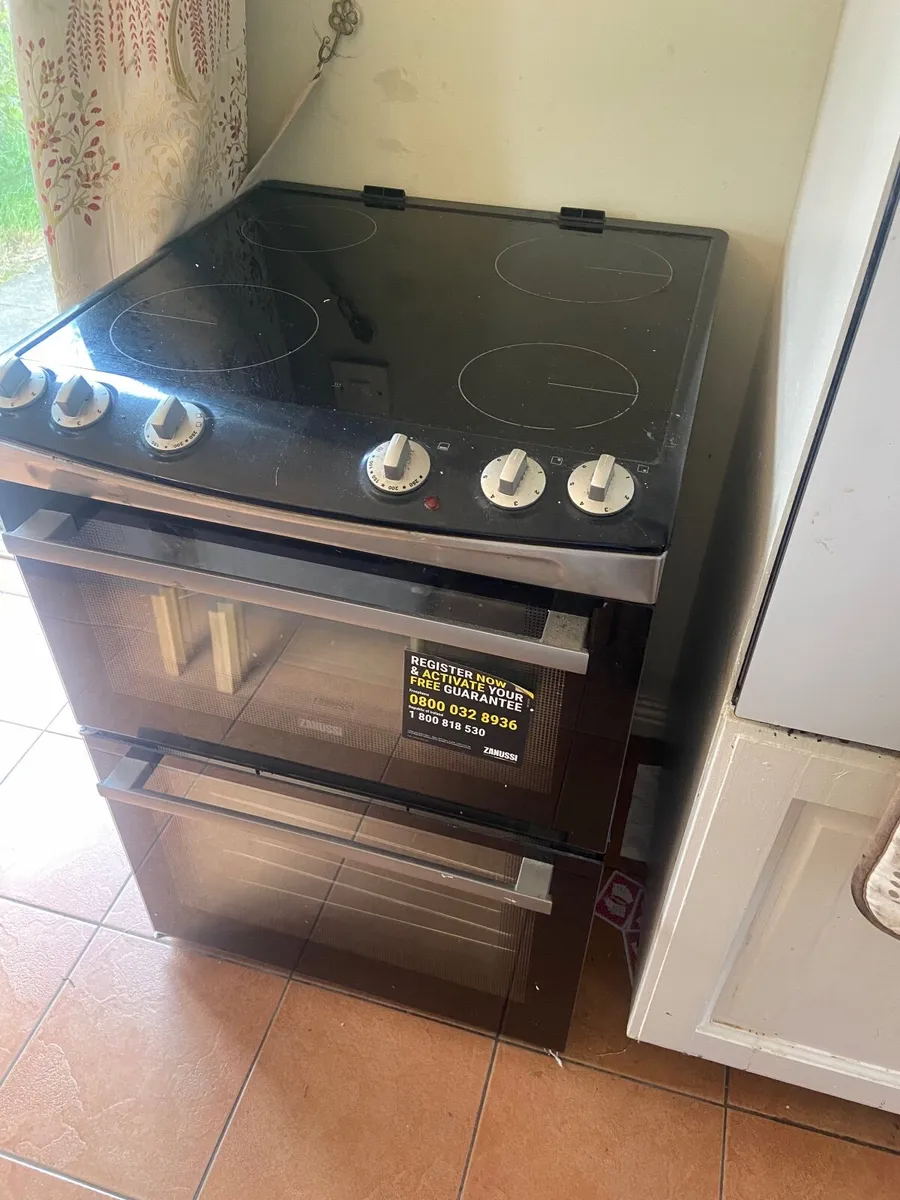 Ceramic hob electric oven zanusi